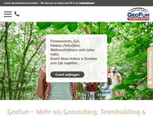 Tablet Screenshot of geofun-info.de